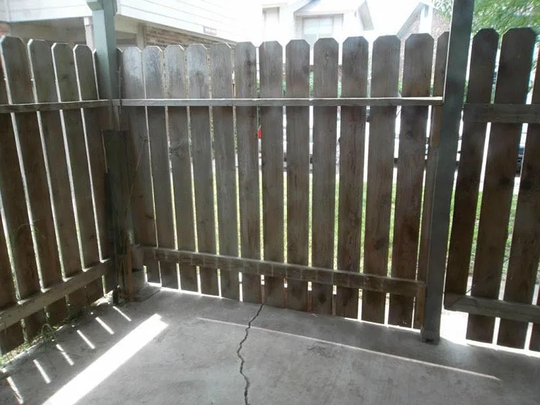 downstairs patio