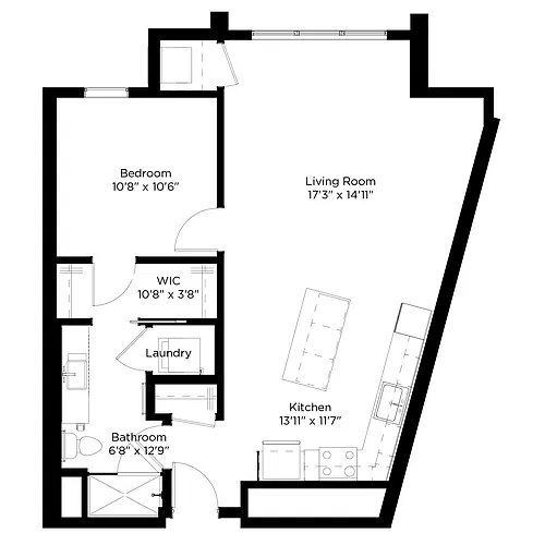 Floor plan B3-B