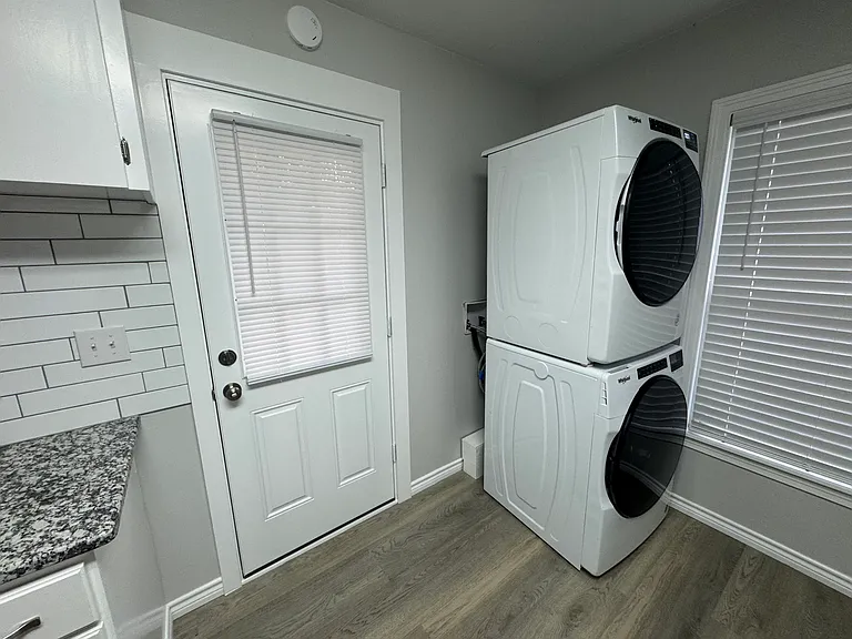 Washer and dryer