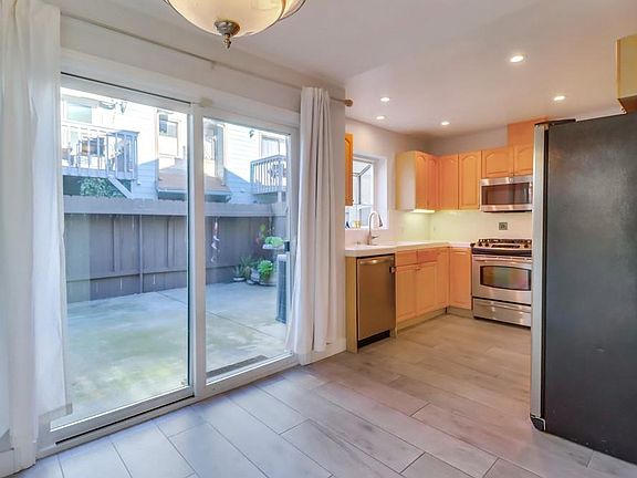 Spacious kitchen.