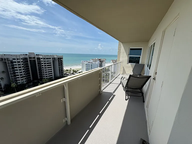 Balcony view looking north