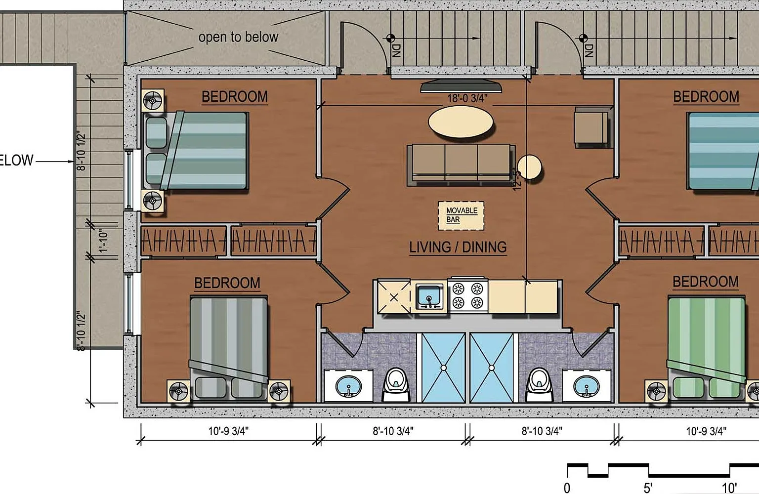 Modern 4-Bedroom in the South End -- In-Unit Laundry and No Broker Fee — Photo 4