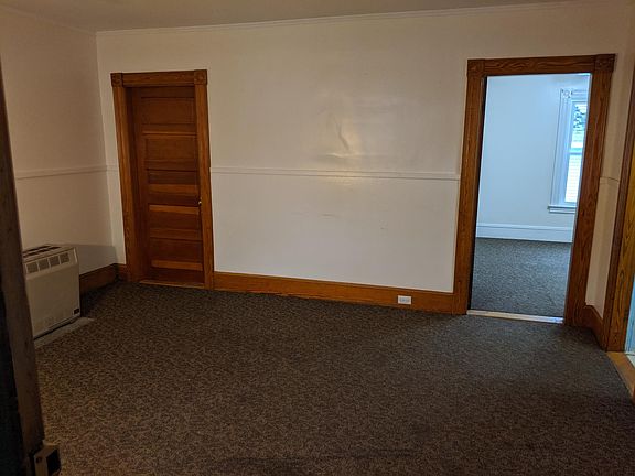 Living Room - showing the two bedroom doors