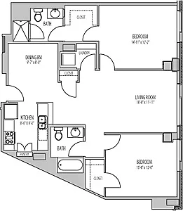 Floor plan 2B Renovation 2