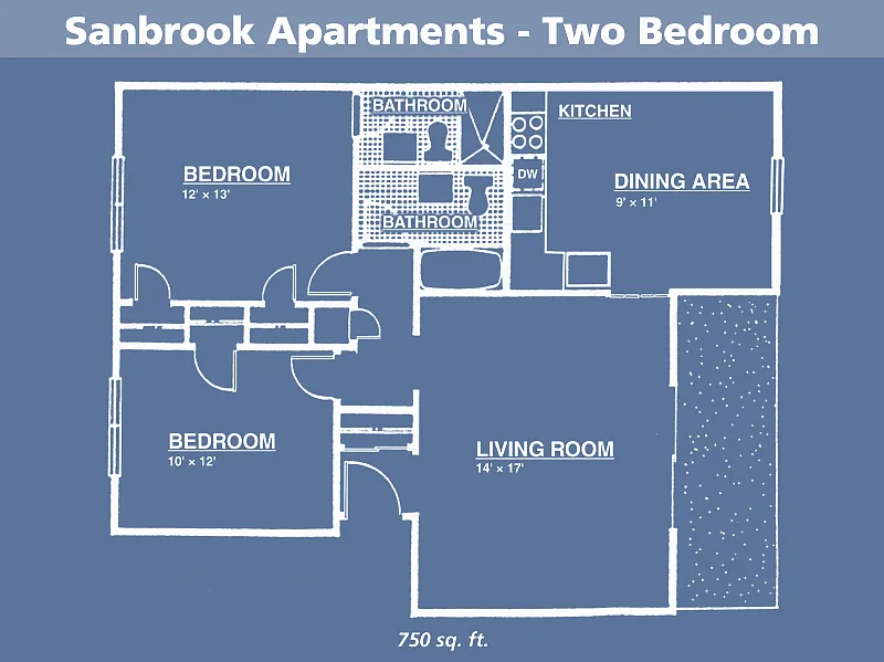 Floor plan 2 Bedroom
