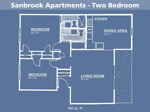 Floor plan 2 Bedroom