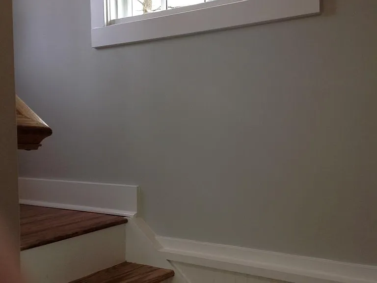 Hallway and steps to laundry