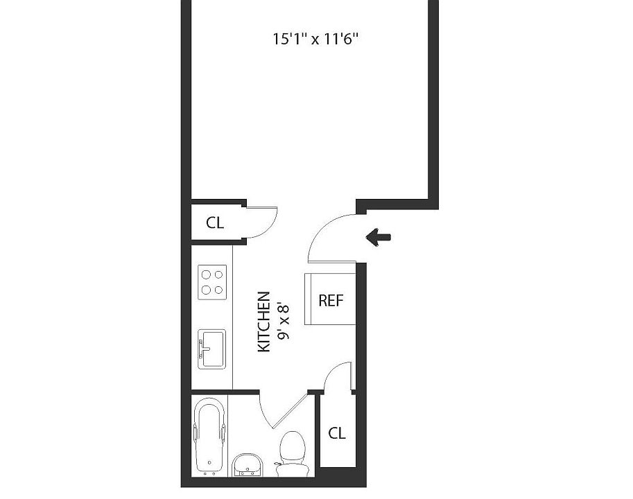 2nd image of 48 Greenwich Ave APT 3A