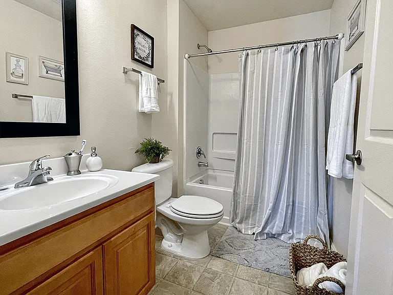 Spacious Bathrooms