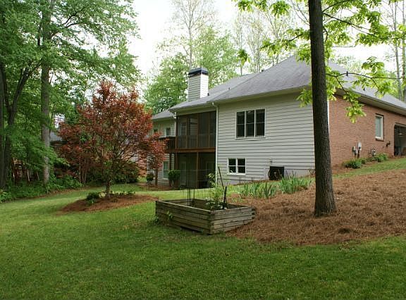Large, private backyard