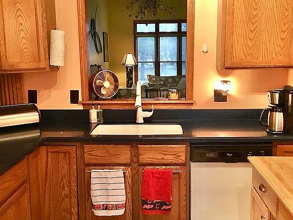 Kitchen with Corian Counters