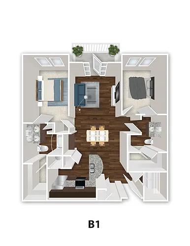 Floor plan B1