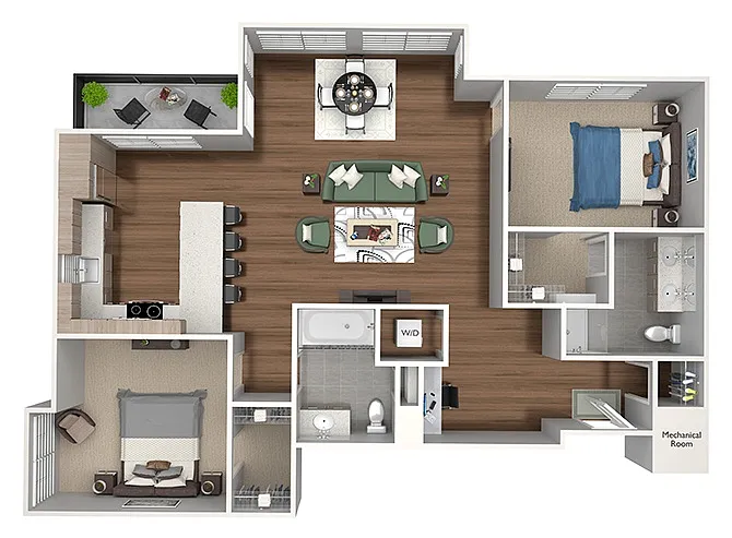 Floor plan B6