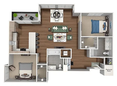 Floor plan B6
