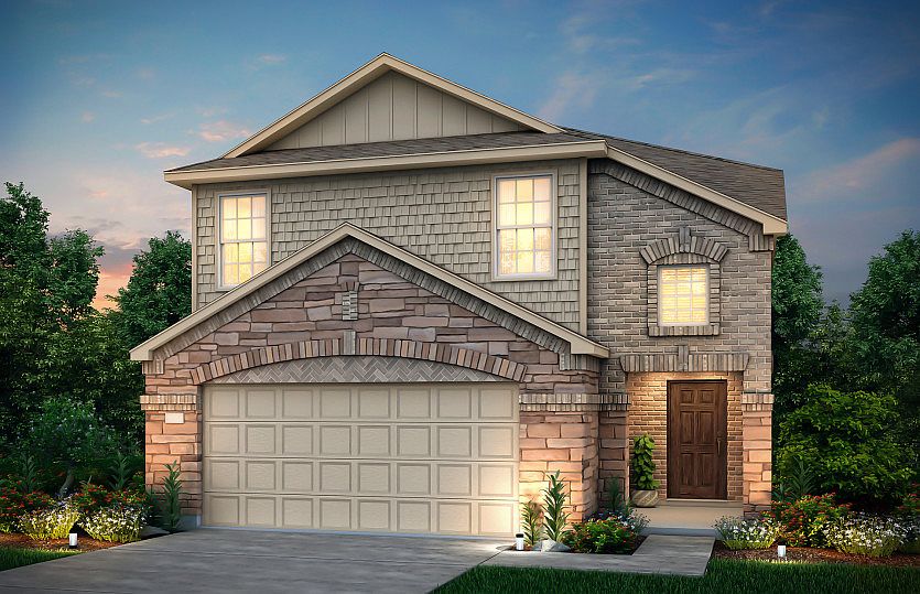 The Springfield, a 2-story new construction home showing Home Exterior R