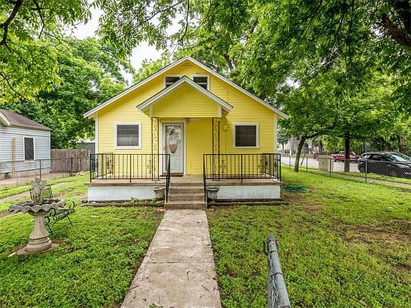 Front home is 2 bed/1 bath and 912 SF per tax records.  Back home is approximately 600 SF. Recent exterior repairs, roof, and painting.