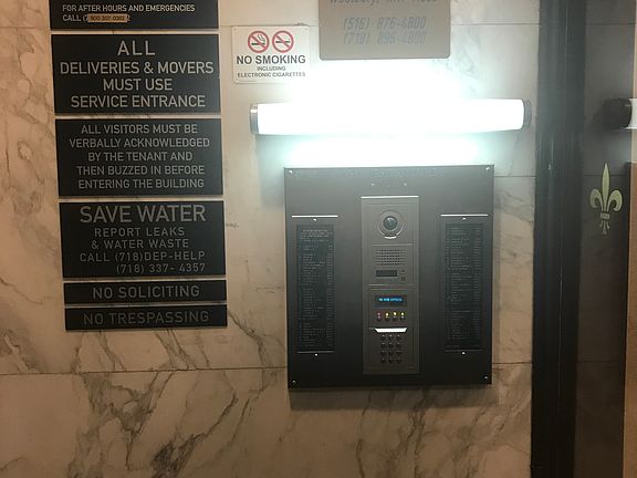 ext intercom at night vision