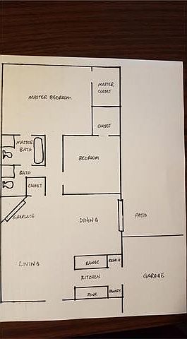 Floor plan is not to scale--but it's close