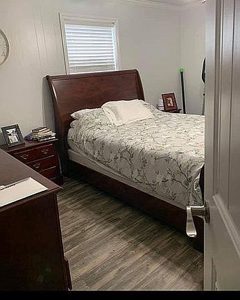 Master bed from hall