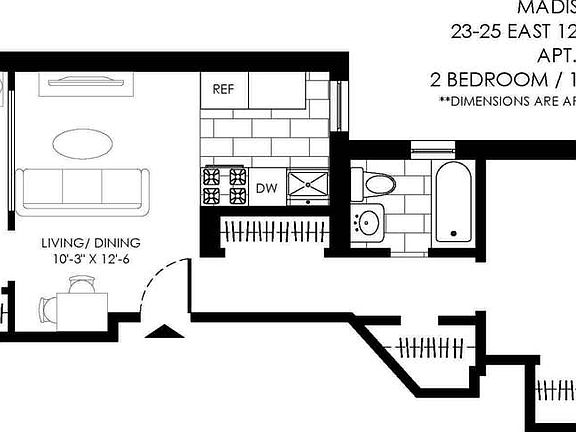 2nd image of 23-25 E 124th St #4A
