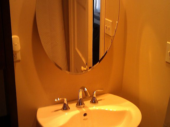 Bathroom Sink and Medicine Cabinet