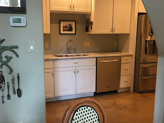 Kitchen open to dining