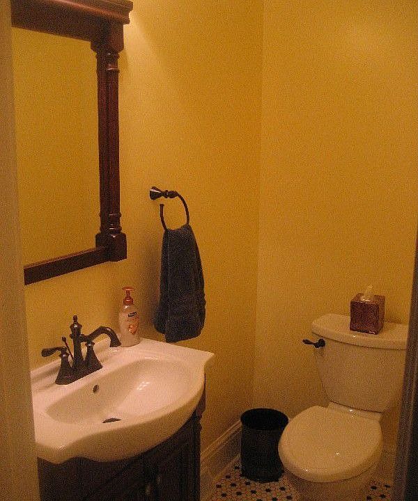 Powder room on first floor.