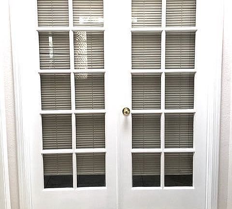 French doors to 3rd Bedroom