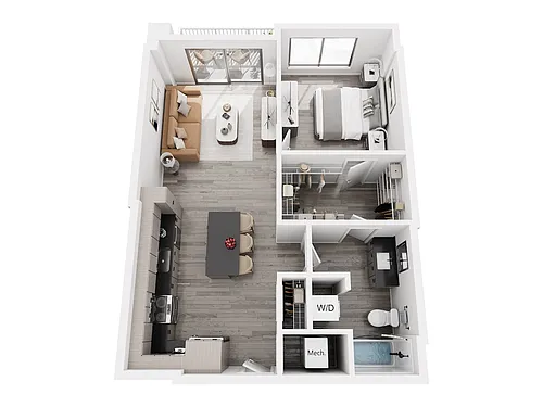 Floor plan A12 Renovated
