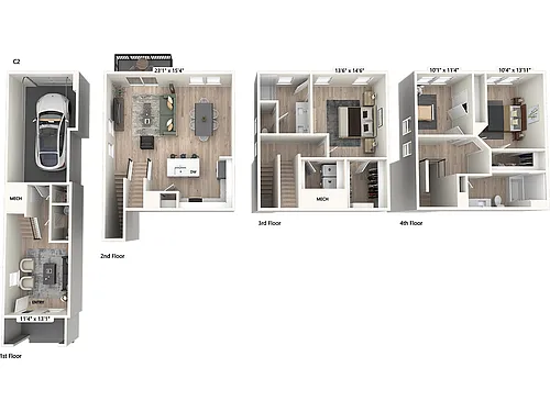 Floor plan C2_Left_End
