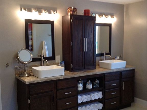 Double sinks in master bath