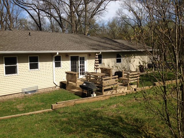 Rear of house from back yard
