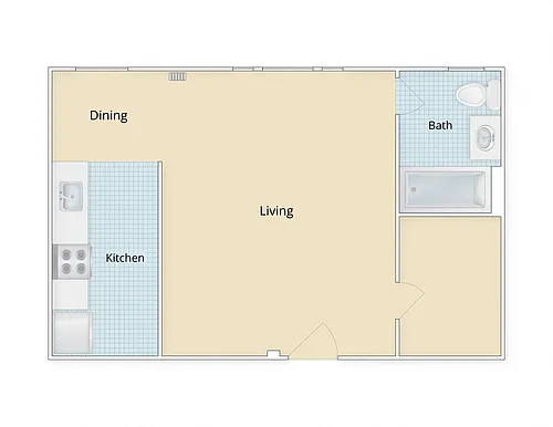 Floor plan Studio