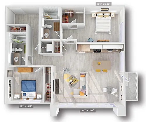 Floor plan B6