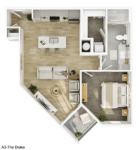 Floor plan Drake