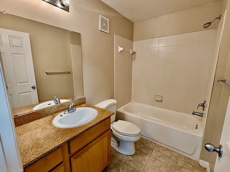 Modern tile bathrooms with a tub & shower