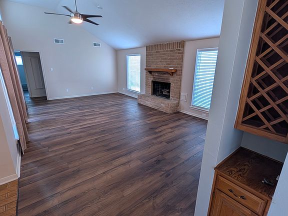 As the Living Room looks today, ready for your personal touches! Large (15x 30'), airy, well lit with high ceilings.