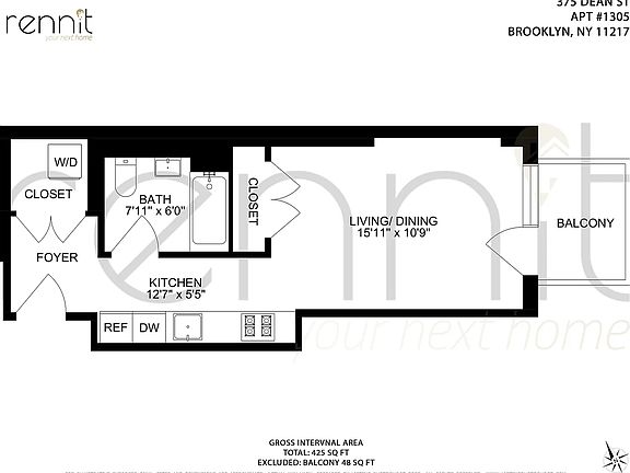 2nd image of 375 Dean St APT 1505