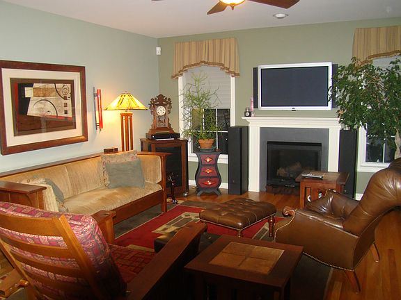 Living Room with Fireplace