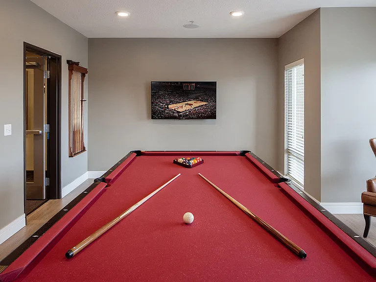 Billiards room