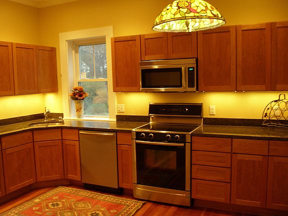 all new custom cabinets