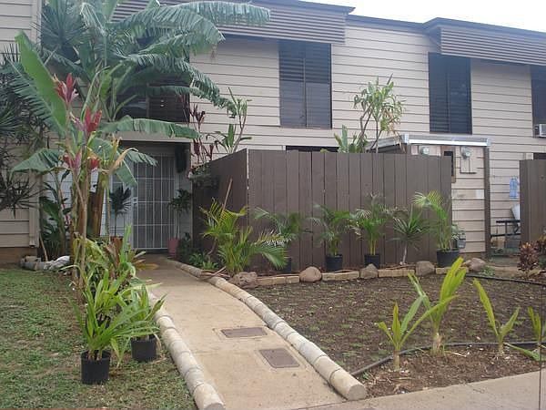 Landscaped entry