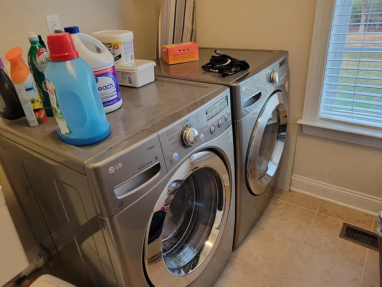 brand new washer and dryer