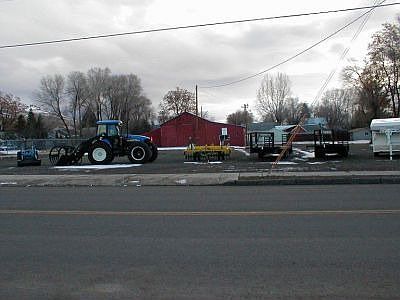 from street looking back at building