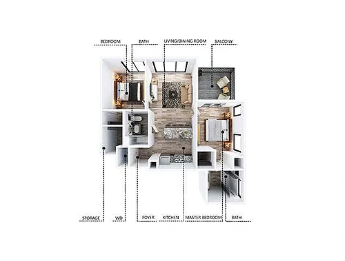 Floor plan B3