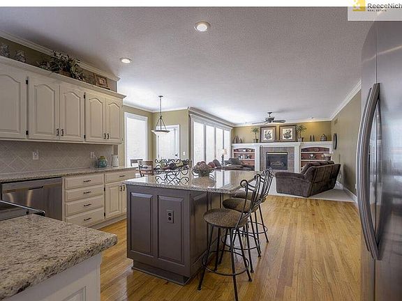 The Kitchen opens up to the Great Room.
