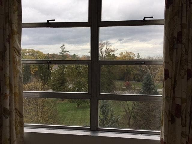 View from living room