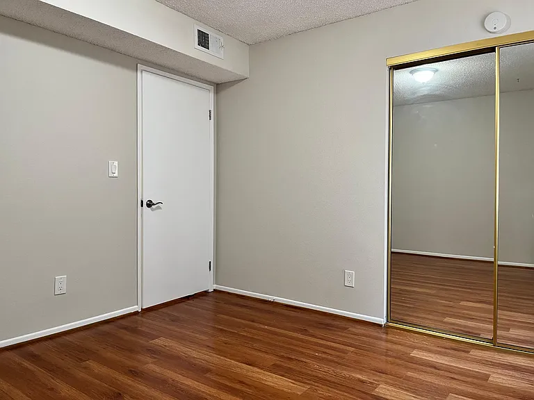Spacious guest bedroom