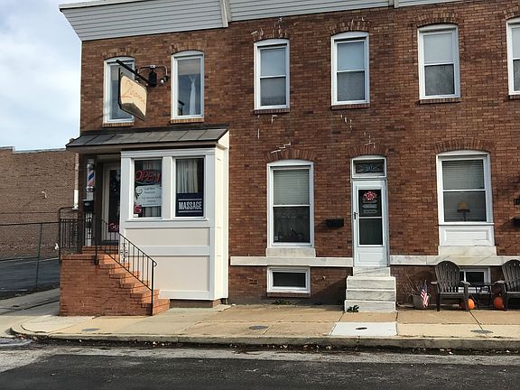 across street to left