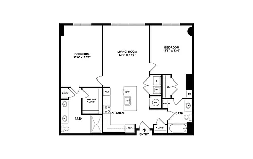 Floor plan B7